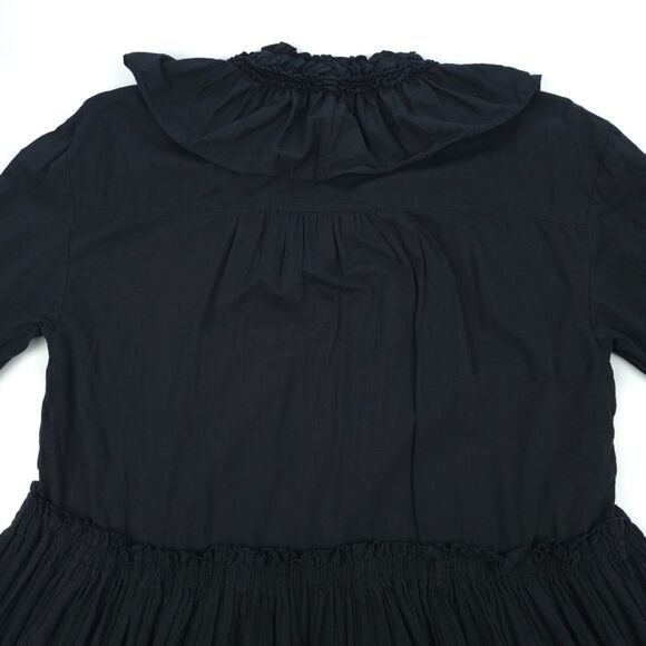 ANTHROPOLOGIE Pilcro Ruffled Tiered Midi Dress Witchy Cottagecore Boho French - Picture 8 of 13